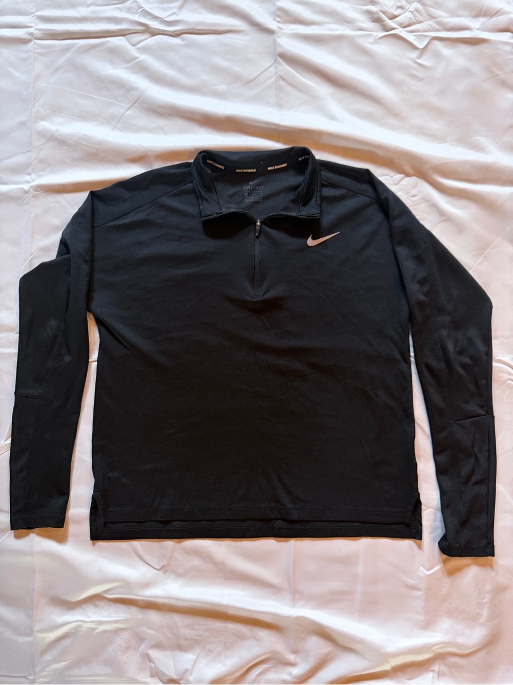 Nike Black Men’s Long-Sleeve Quarter-Zip Pullover